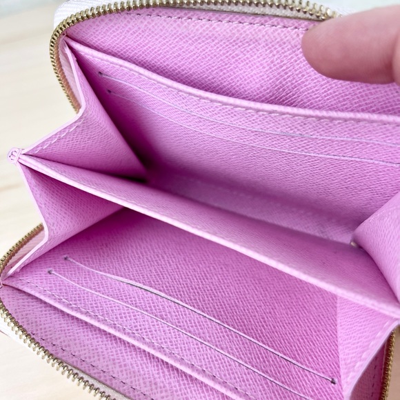 LOUIS VUITTON MONOGRAM MULTICOLOR ZIPPY COIN PURSE WALLET WHITE - Picture 10 of 15